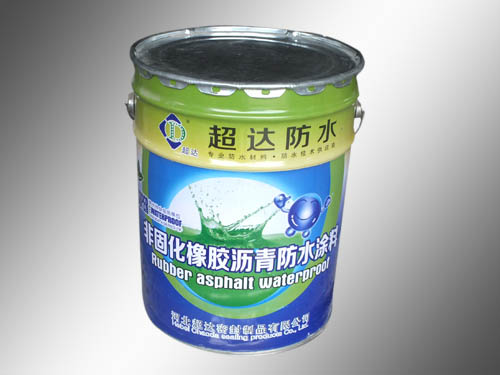 Non cured rubber asphalt waterproof coating